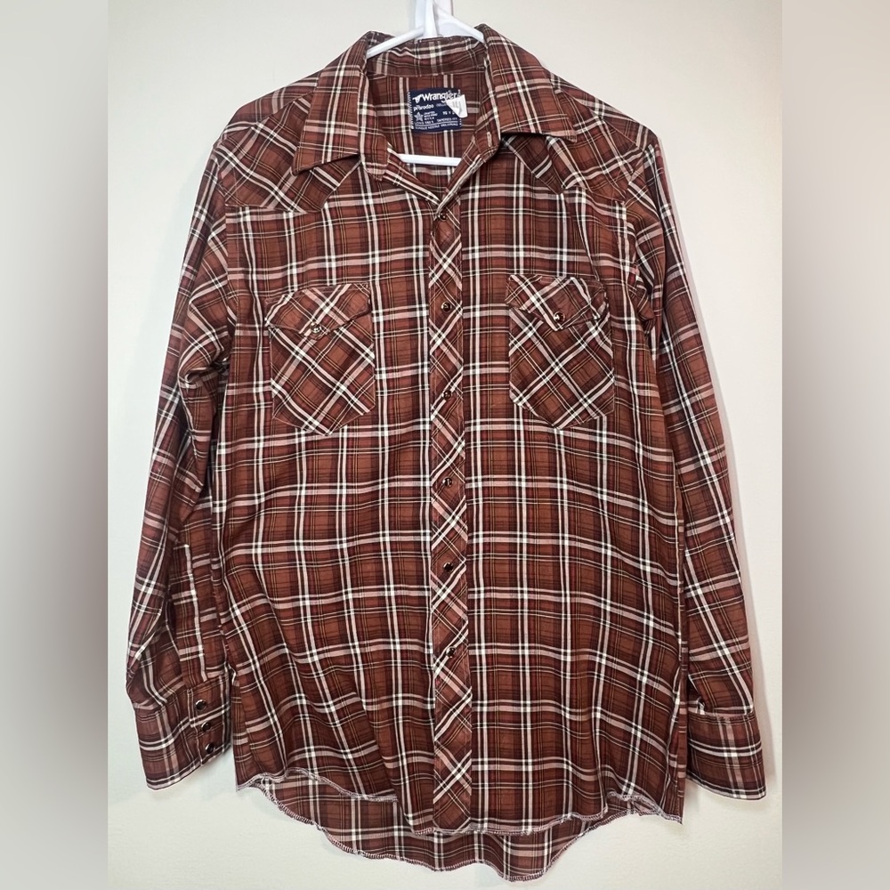 Vintage Wrangler Men's Pro Rodeo Shirt, sz 16x33